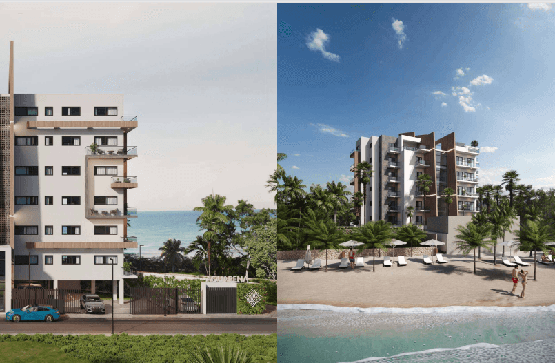 Beachfront Apartment In Torre Juan Dolio