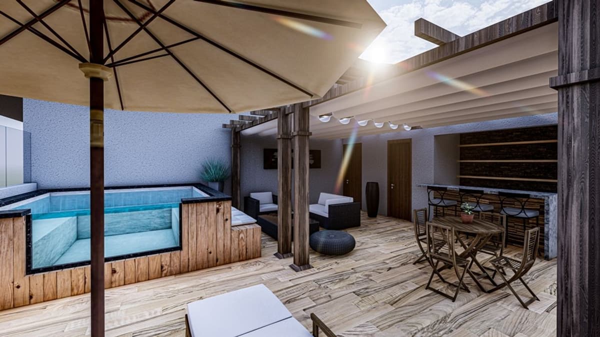 2bdr With Rooftop And Private Beach Access - Image 2