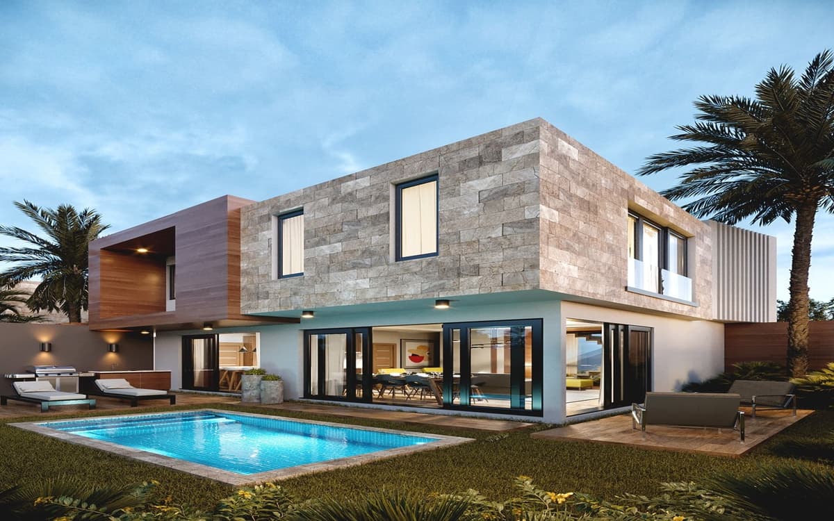 Id-2625 Three-bedroom Individual Villas For Sale In Punta Cana