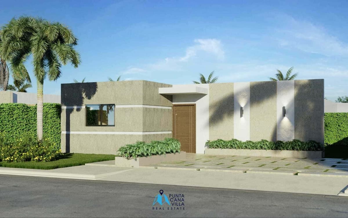 Id-2004 Beautiful Two Bedroom Villa For Sale In Bavaro Punta Cana - Image 2