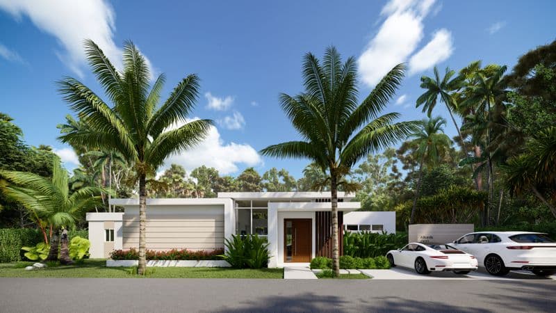 4 Bed 5 Bath Mediterranean Courtyard Home