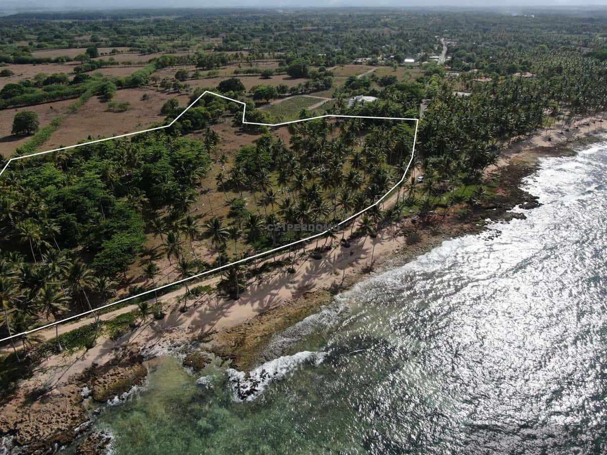 Prime Beachfront Development Lot for Sale in Cabrera, Dominican Republic