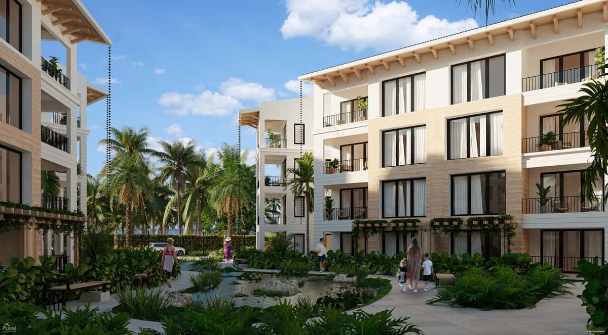 Hermosos apartamentos de 1 y 2 Habitaciones en Playa Dorada.