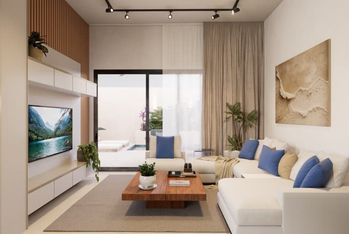 Duo Terra by Hauss mediterranean inspired 2 BR Duplex Villas, Residencial Bavaro - Punta Cana - Image 2