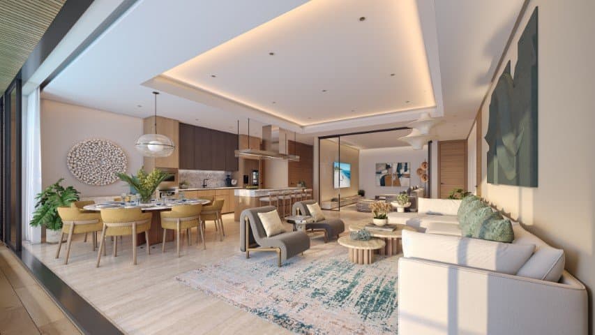 Palm Beach Residences elegant 1, 2 and 3 BR furnished condos and penthouses with golf-and ocean view - Cap Cana - Image 3