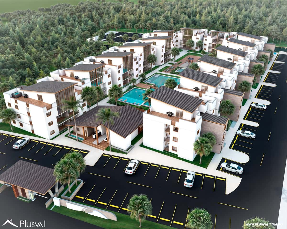 Proyecto de apartamentos en venta en Samana, Coson