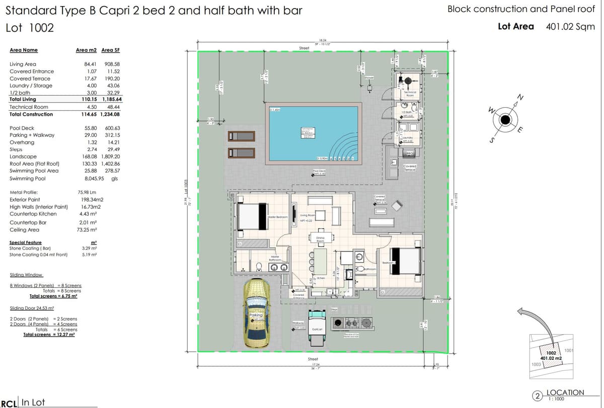 Brand New 2 Bedroom 2 Bath Villa + Pool In Casa Linda - Image 2