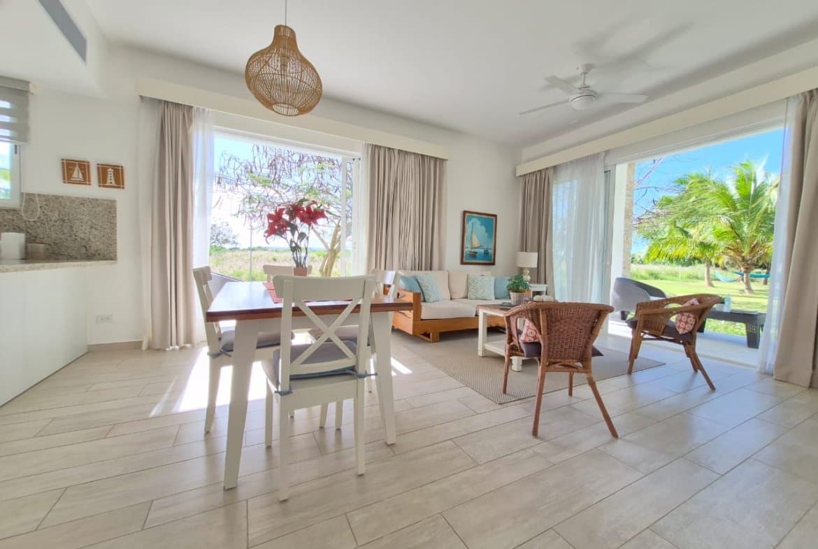 Cana Pearl beautiful 2 BR condo with private terraces, fully furnished and move-in ready - Cana Bay - Image 1