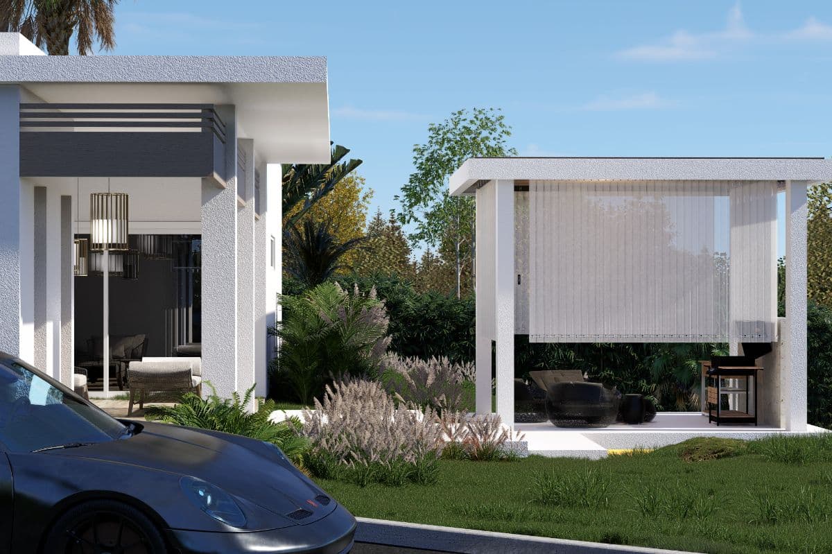 Modern Tropical Villa with Mountain & Partial Ocean Views - Image 2