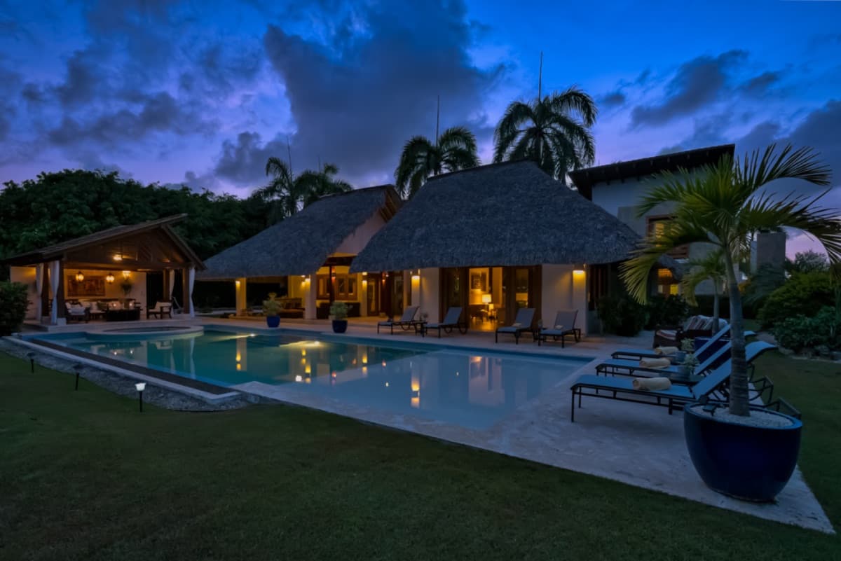 Elegant Furnished Villa in Cap Cana, 5 Bedrooms + 2 Service Quarters