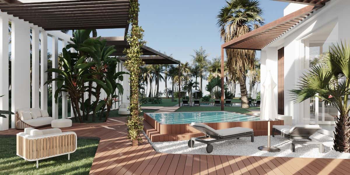 Two-bedroom condo with terrace and high-end European finishes in Cana Bay Resort