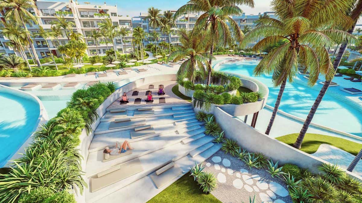 Ground-Floor 2-Bedroom Apartment with Private Garden and Pool in Punta Cana