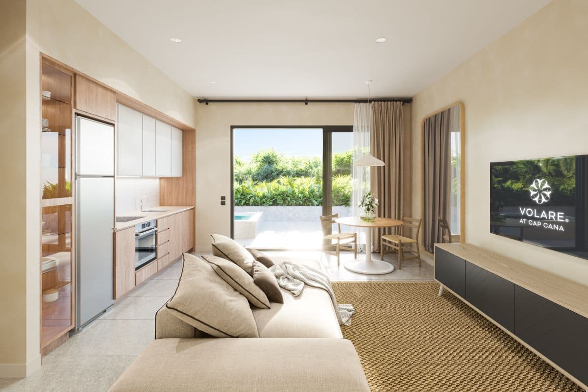One Bedroom + Family Room Ground-Floor Apartment with Private Patio in Cap Cana - Image 4