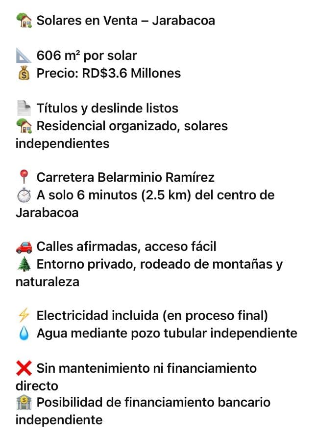 Independent Lots for Sale in Jarabacoa – Just 6 Minutes from Shopping, Supermarkets and Schools | For US$57,000 - Image 4