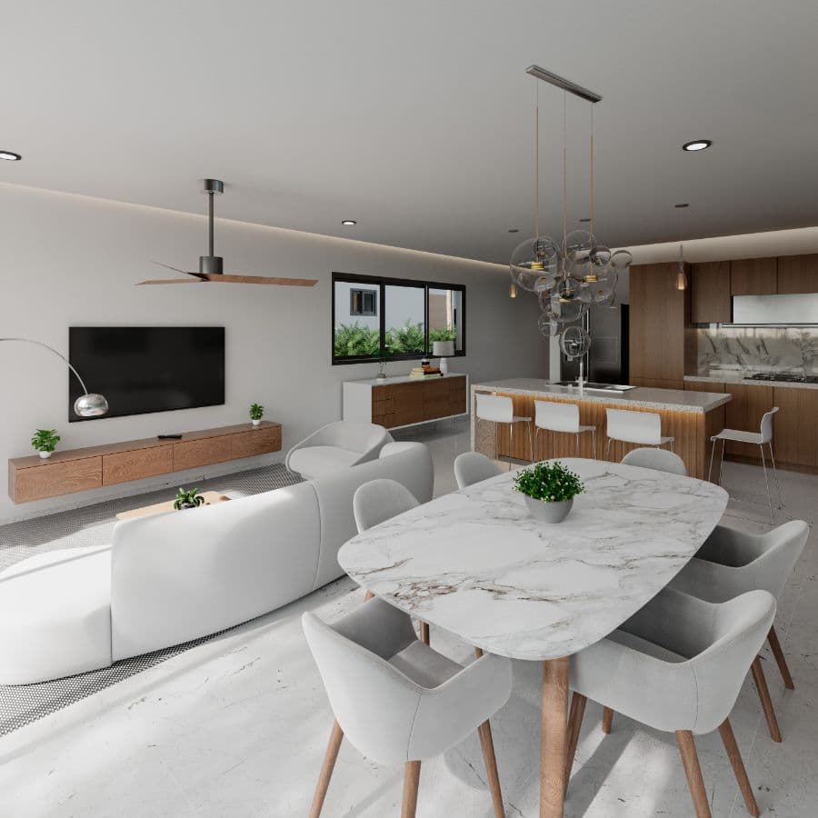Invest in Your 3 Bedroom Two Level Villa in Gated Community with Beach Style Pool, Restaurante, Sports Areas, Kids Playground and More in Punta Cana - Image 2