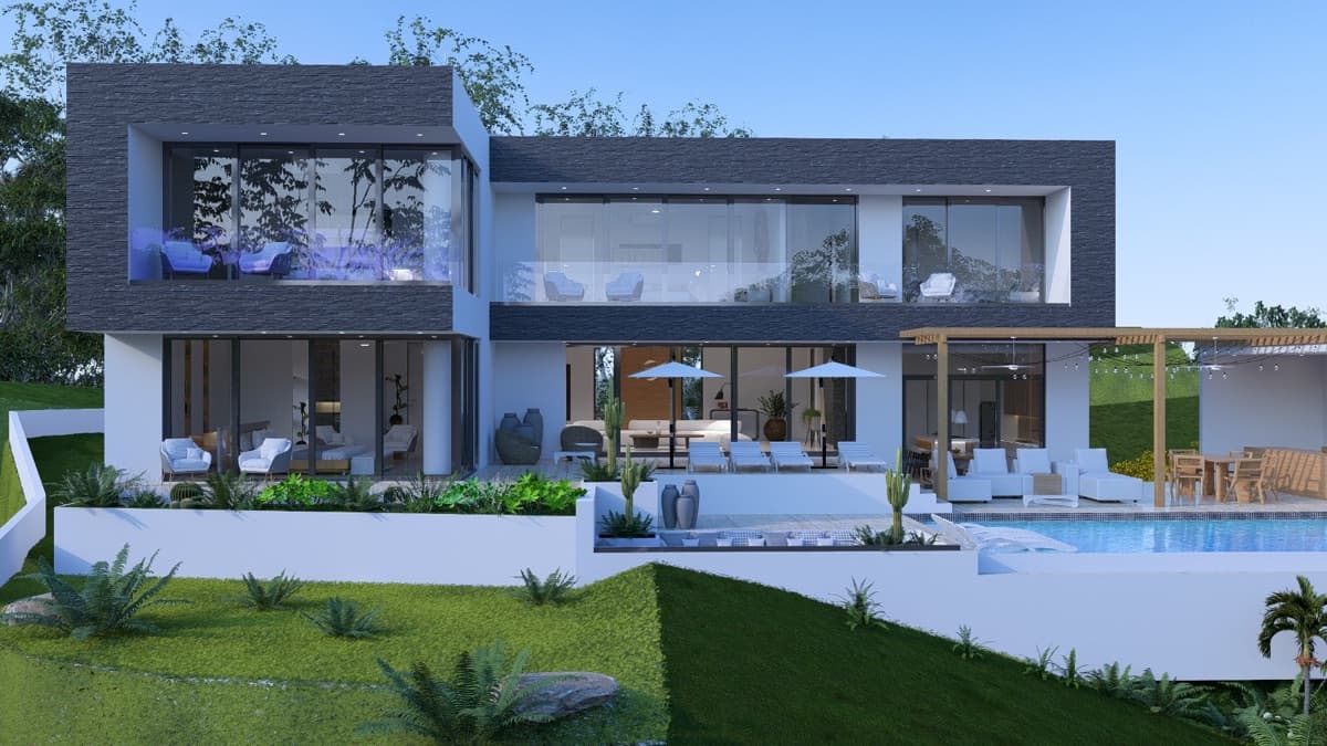 Luxury Independent Ocean View Villa with Pool and Full Amenities in Secure Gated Community - Image 1