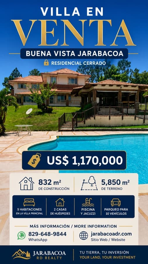 Luxury Mountain Villa for Sale Jarabacoa Dominican Republic - Image 4