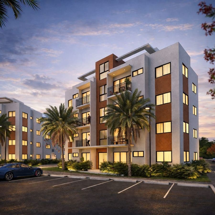 One Bedroom Apartments in Gated Community with Socail Areas, Pool, Kids Playgroung, Walking and Biking Trails, Gardens and Flexible Payments on Outsides of Punta Cana - Image 3