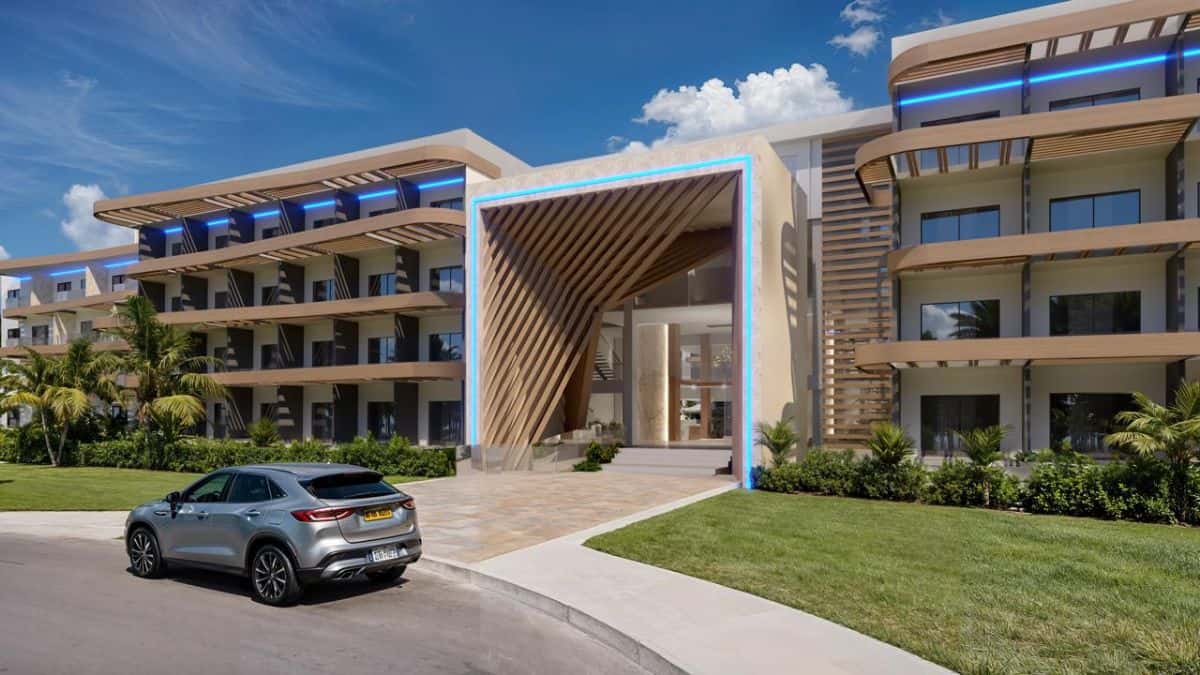 One Bedroom Suites in Downtown Bavaro Area and Close to Beach in Closed Residence with Club House, Sports Areas, Kids Playground and Flexible Payment Plan
