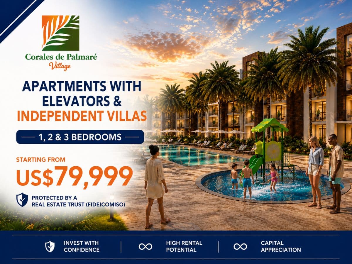 Invest in Your Ideal Apartamento with Fiduciary Protection in Bavaro in Private Residence with Three Swimming Pools, Paddle Courts, Mini Golf and More - Image 1