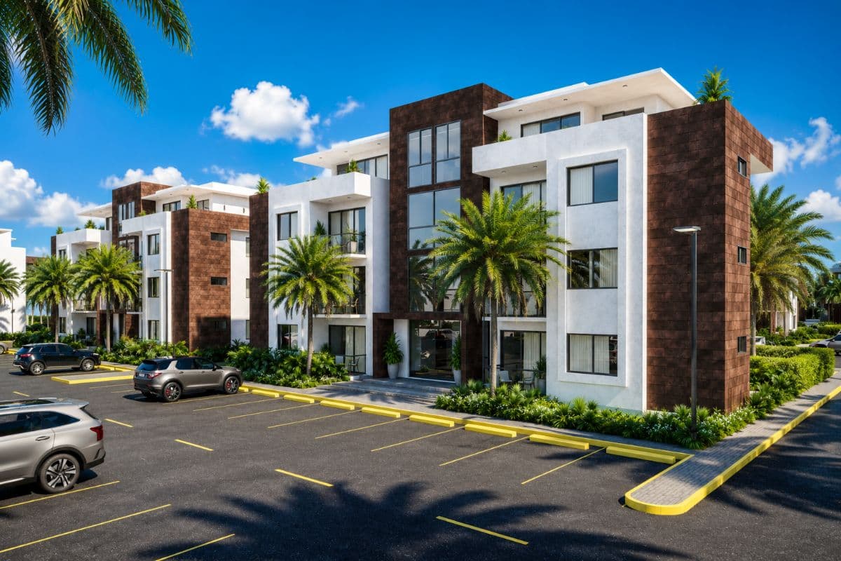 Invest in Your Ideal Apartamento with Fiduciary Protection in Bavaro in Private Residence with Three Swimming Pools, Paddle Courts, Mini Golf and More - Image 2