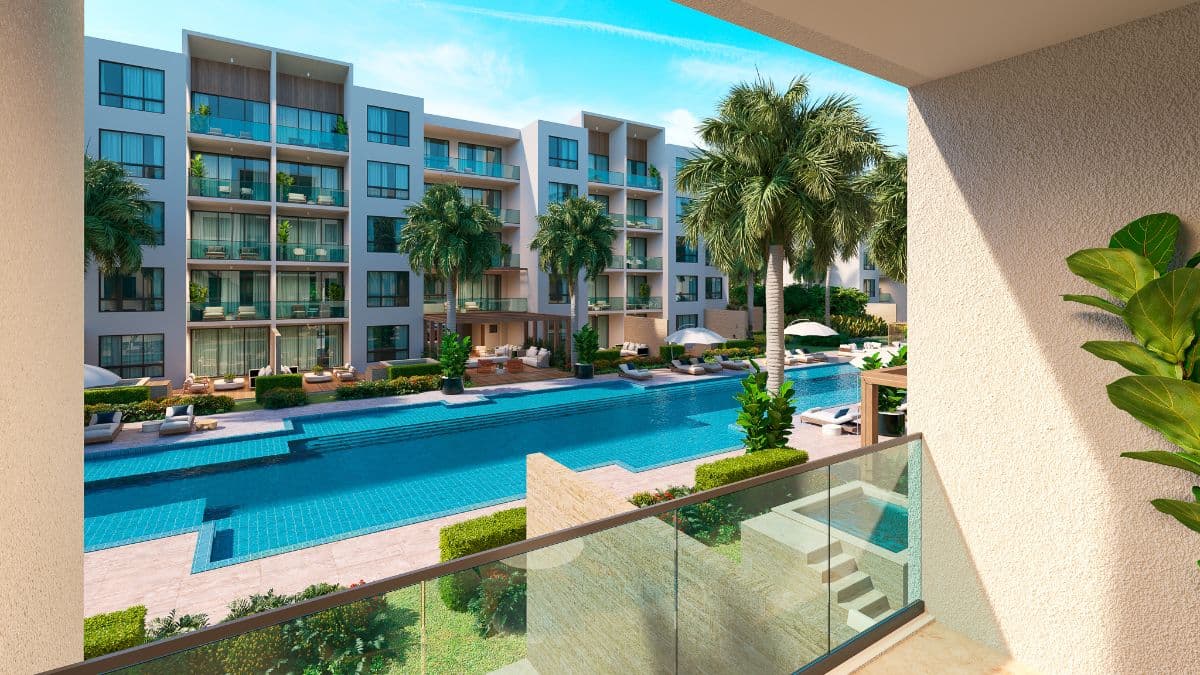 Pre-Construction 2-Bedroom Ground-Floor Apartment with Large Terrace in The Beach, Punta Cana - Image 2