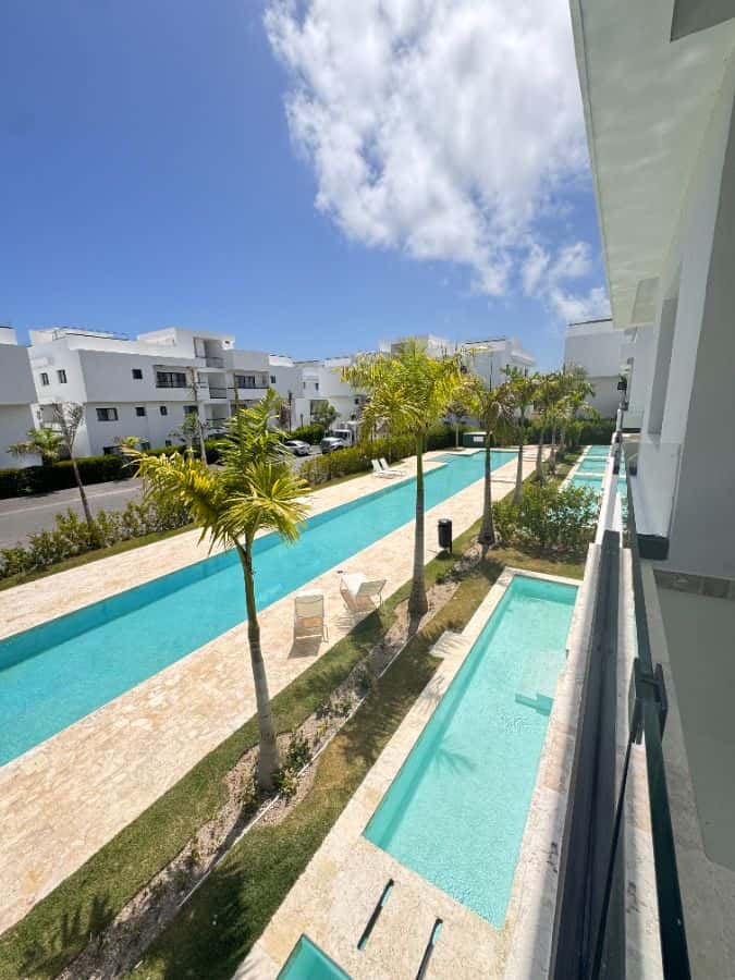 New one Bedroom Condo Fully Furnished with Private Beach Access, Bavaro- Punta Cana