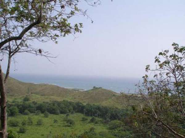 Ocean View Land On A Hill Overlooking Lush Hills,