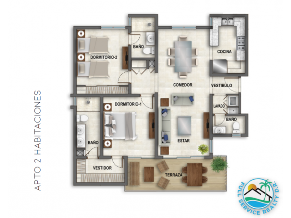 Navio Los Corales - 2 Bedroom - Pre Construction