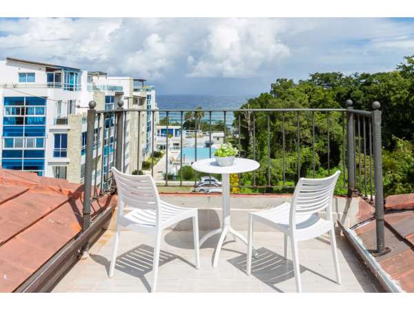 Oceanview Penthouse With Private Rooftop Terrace