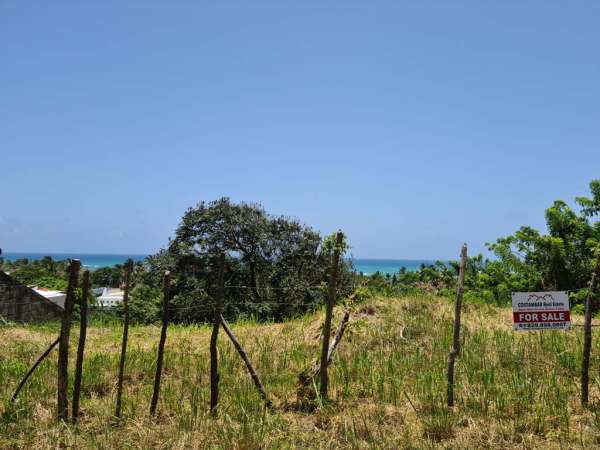 This Ocean View Lot Is Located On A Slope At The