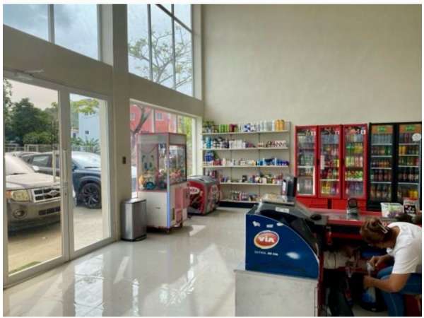 Supermarket And Apartment