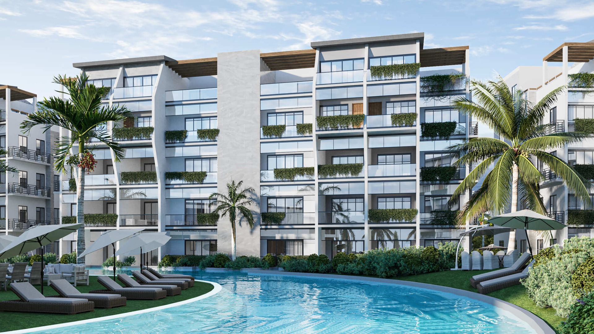 Id-2065 Punta Cana Two-bedroom Condo For Sale With Private Beach